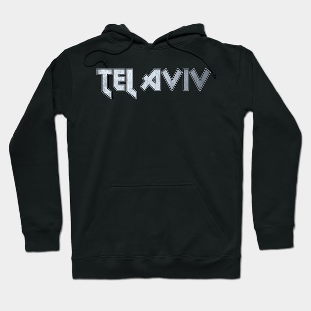 Heavy metal Tel Aviv Hoodie by KubikoBakhar